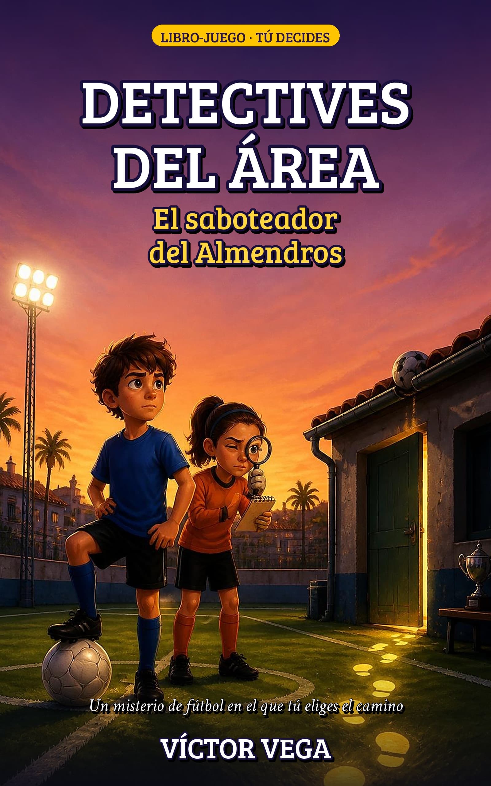 Portada de Detectives del Área: El saboteador del Almendros
