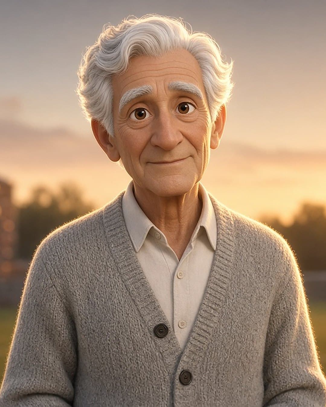 Retrato de Fermín, personaje de Detectives del Área