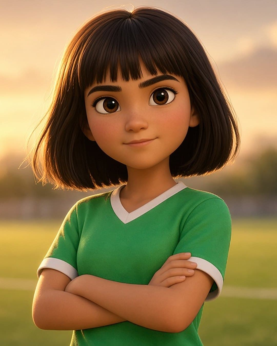 Retrato de Lucía, personaje de Detectives del Área