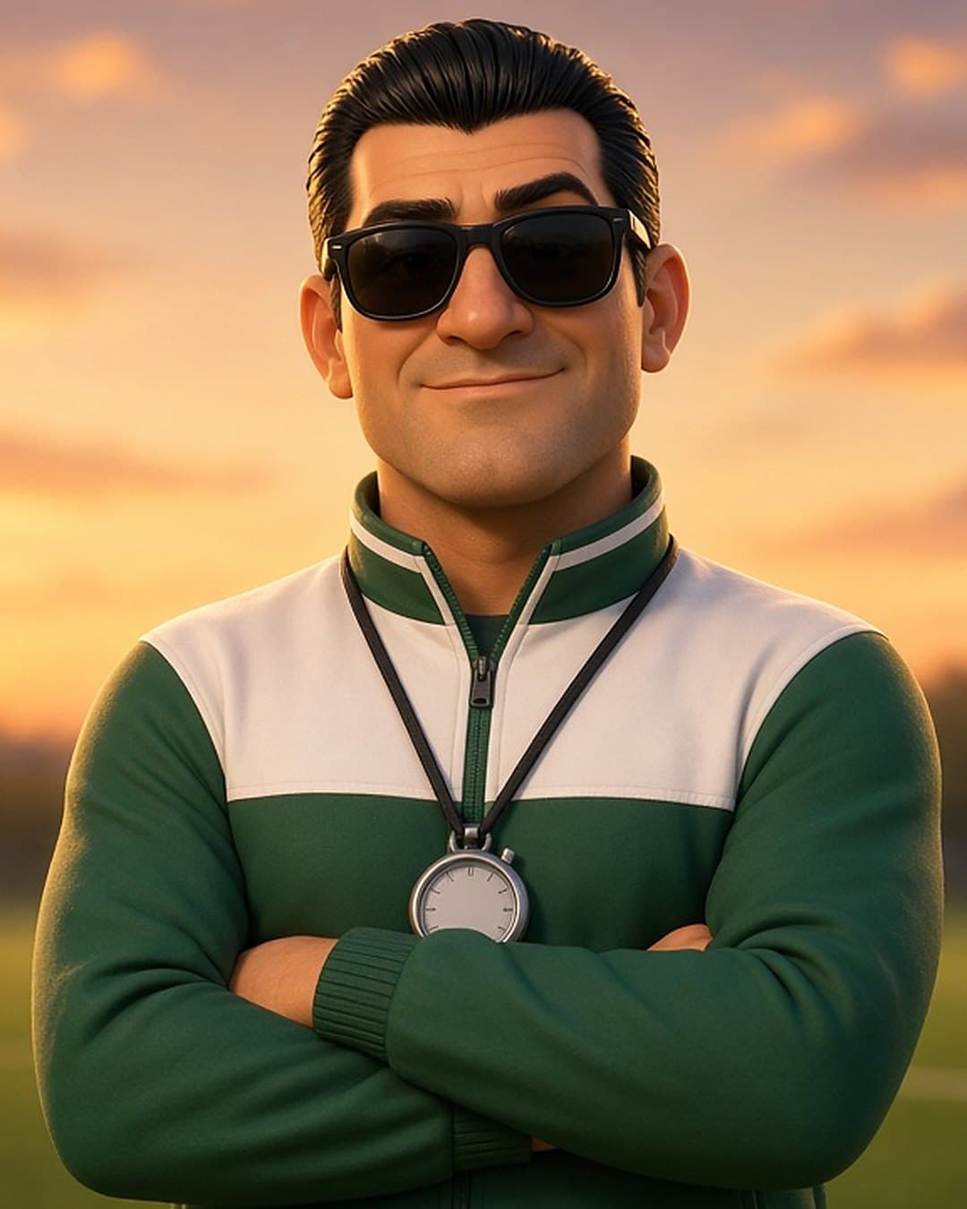 Retrato de Valdés, personaje de Detectives del Área